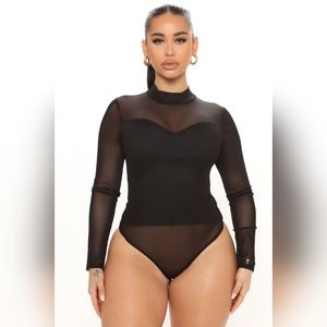 Fashion Nova Sheer Body suit